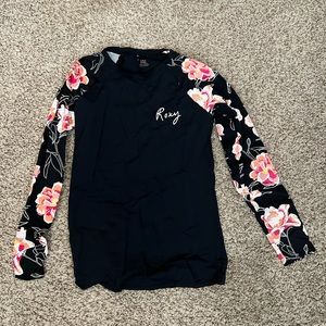 Black Roxy Swimshirt Longsleeve